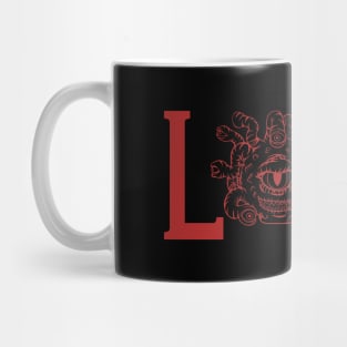 Beholder love, red Mug